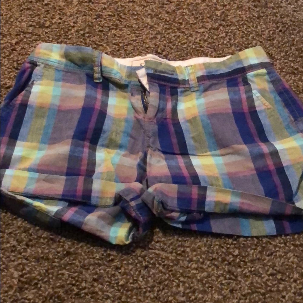 Plaid shorts